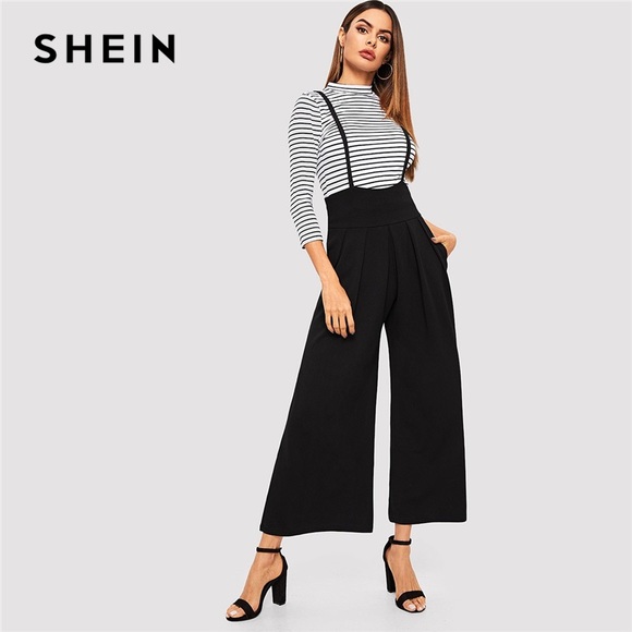 SHEIN Suspender Pants - Picture 1 of 4